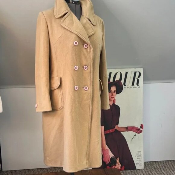 70s vintage wool coat - Picture 1 of 14